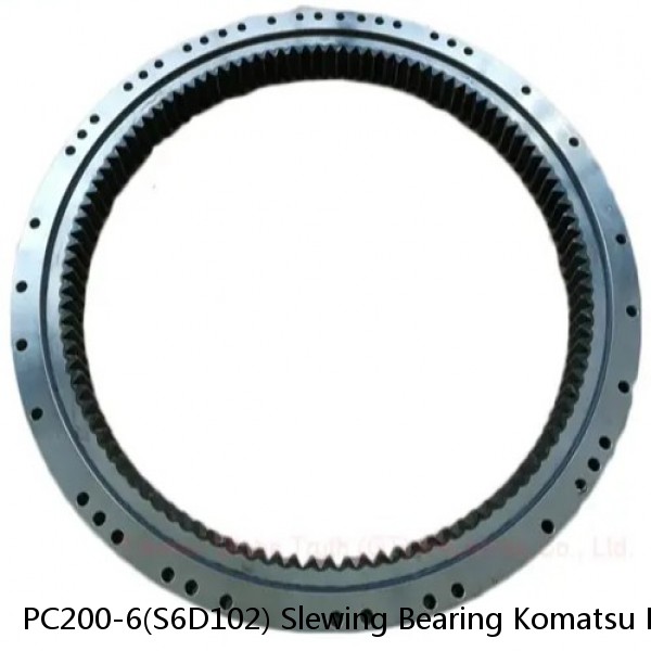 PC200-6(S6D102) Slewing Bearing Komatsu Excavators