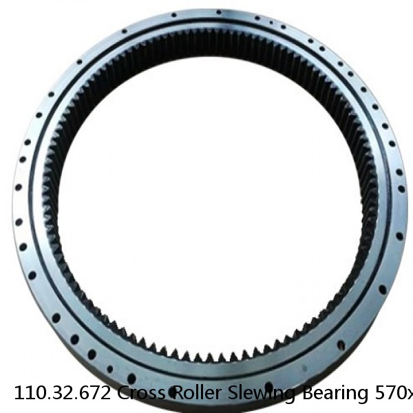 110.32.672 Cross Roller Slewing Bearing 570x790x90mm